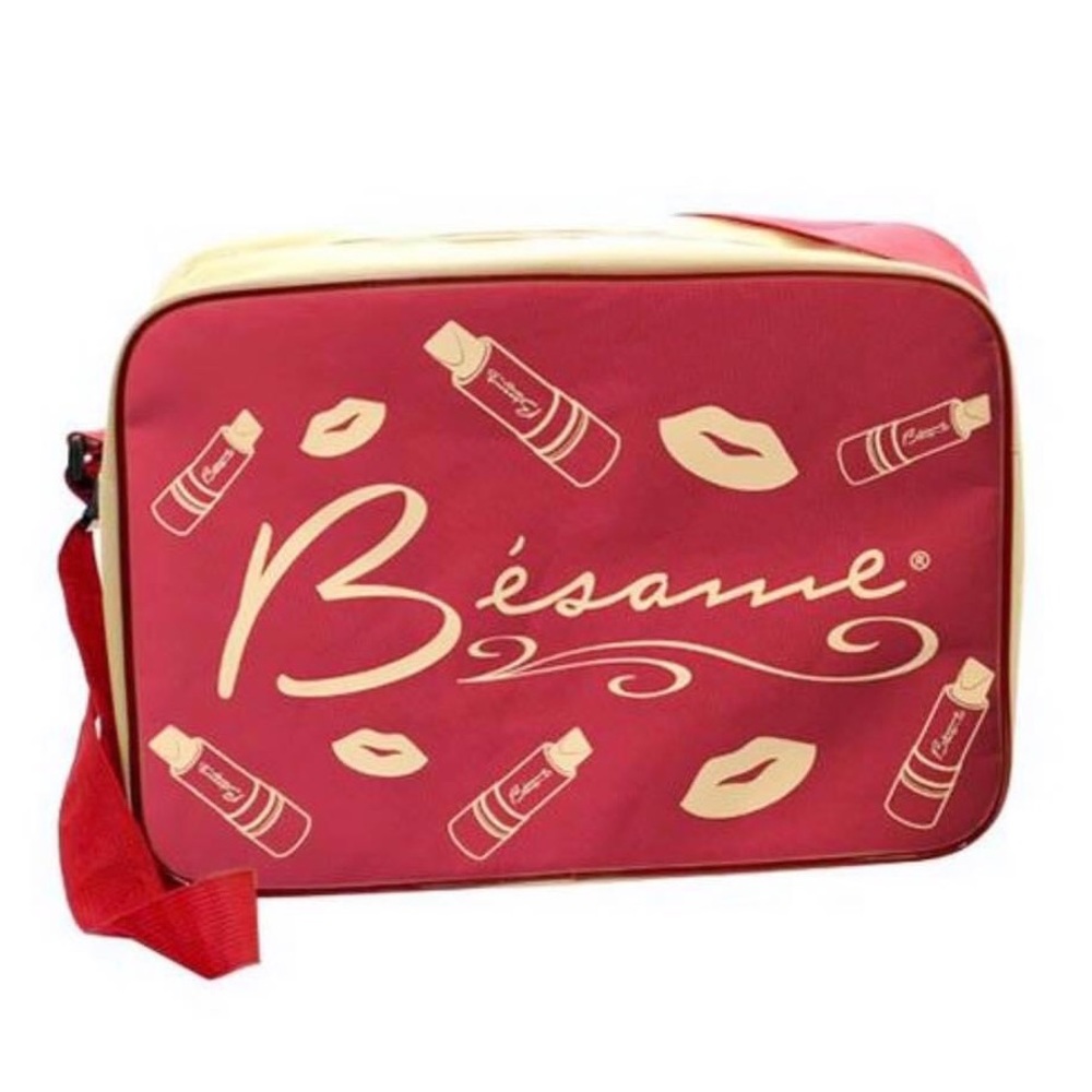 Besame cosmetics messenger bag.